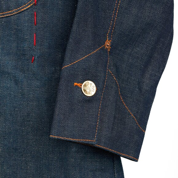 Levi's x Visionaire No. 31 Blue Limited Edition Denim One-Pocket Sack Coat - Picture 8 of 12